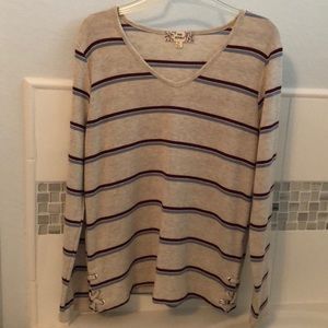 NWT Pink Republic Long-Sleeve Striped Tee